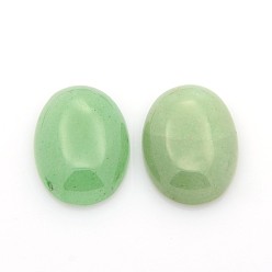 Aventurine Cabochons de pierres fines naturelles, ovale, aventurine, 25x18x5~7mm