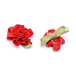 Red Handmade Woven Costume Accessories, Flower, Red, 33x27x12mm