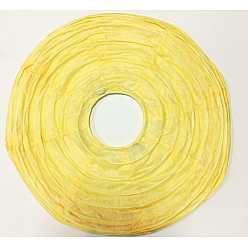 Yellow Paper Ball Lantern, Round, Yellow, 25cm