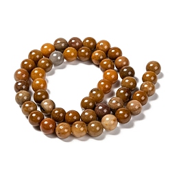 Mixed Stone Natural Gemstone Beads Strands, Mixed Stone, Round, 8mm, Hole: 0.8~1mm, about 46pcs/Strand, 14.96 inch(38cm)