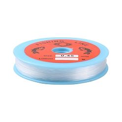 Clear Transparent Fishing Thread Nylon Wire, Clear, 0.45mm, about 109.36 yards(100m)/roll