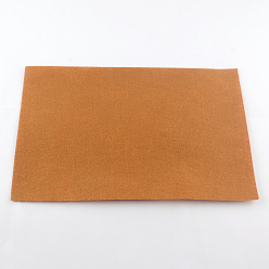 Chocolate Non Woven Fabric Embroidery Needle Felt for DIY Crafts, Square, Chocolate, 298~300x298~300x1mm, about 50pcs/bag
