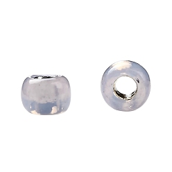 (2122) Silver Lined Light Amethyst Opal Toho perles de rocaille rondes, perles de rocaille japonais, (2122) Opale améthyste claire doublée d'argent, 11/0, 2.2mm, Trou: 0.8mm, environ5555 pcs / 50 g