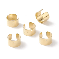 Raw(Unplated) Brass Ear Cuff Findings, Cadmium Free & Nickel Free & Lead Free, Unplated, 9.5x10x6mm, Hole: 1mm