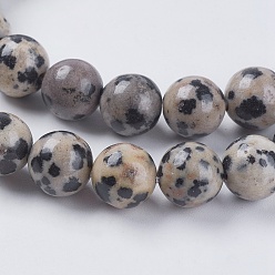 Mixed Stone Natural Mixed Gemstone Beads Strands, Round, 8mm, Hole: 1mm, about 49pcs/strand, 15.5 inch