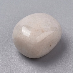 White Jade Natural White Jade Beads, Healing Stones, for Energy Balancing Meditation Therapy, Tumbled Stone, Vase Filler Gems, No Hole/Undrilled, Nuggets, 20~35x13~23x8~22mm