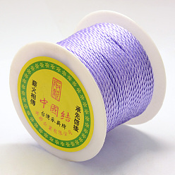 Medium Purple Braided Nylon Thread, Medium Purple, 2mm, about 54.68 yards(50m)/roll