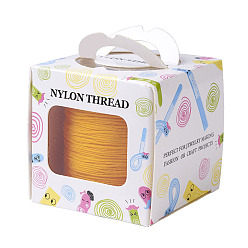 Orange Nylon Thread, Orange, 0.8mm, about 98.43yards/roll(90m/roll)