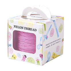 Hot Pink Nylon Thread, Hot Pink, 0.8mm, about 98.43yards/roll(90m/roll)
