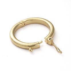 Золотой Застежками латуни Shortener, Twister застежками, кольцо, золотые, 26x3.5 мм