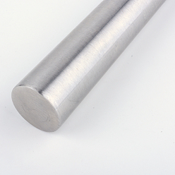 Platinum Iron Ring Enlarger Stick Mandrel Sizer Tool, for Ring Forming and Jewelry Making, Platinum, 27~28x1.1~2.4cm