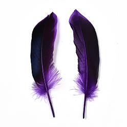 Blue Violet Feather Costume Accessories, Dyed, Blue Violet, 115~160x20~35mm