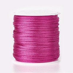 Medium Violet Red Nylon Thread, Medium Violet Red, 1.5mm, about 49.21 yards(45m)/roll