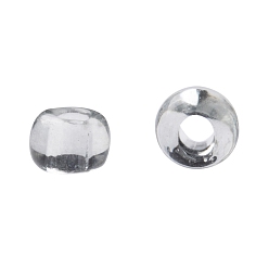 (9A) Transparent Light Black Diamond TOHO Round Seed Beads, Japanese Seed Beads, (9A) Transparent Light Black Diamond, 11/0, 2.2mm, Hole: 0.8mm, about 5555pcs/50g