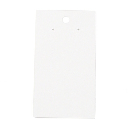 Cloud Rectangle Cardboard Earring Display Cards, for Jewlery Display, Cloud Pattern, 9x5x0.04cm, about 100pcs/bag