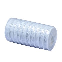 White Tail Wire, Nylon-coated Stainless Steel, White, 0.45mm, about 262.46 Feet(80m)/roll