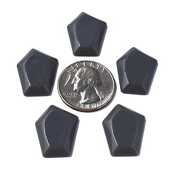 Gray Opaque Acrylic Cabochons, Pentagon, Gray, 23.5x18x4mm, about 450pcs/500g