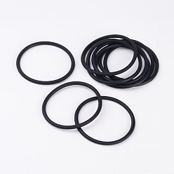 Черный Резиновый браслет, чёрные, внутренний диаметр: 2-3/8 дюйм (6 см)