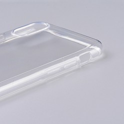 Blanc Étui transparent pour smartphone en silicone blanc bricolage, fit pour iphonex (5.8 pouces), pour bricolage résine époxy versant cas de téléphone, blanc, 14.5x7x0.9 cm