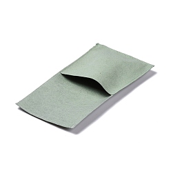 Dark Sea Green Microfiber Gift Packing Pouches, Jewlery Pouch, Dark Sea Green, 15.5x8.3x0.1cm