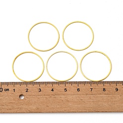 Doré  Anneaux connecteurs en laiton, or, 25x0.7~1mm