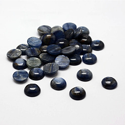 Other Quartz Dome Natural Kyanite/Cyanite/Disthene Cabochons, 12x4~5mm