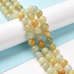 Morganite Morganite naturelle perles rondes brins, 10mm, Trou: 1mm, Environ 41 pcs/chapelet, 15.55 pouce (39.5 cm)