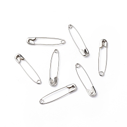 Platinum Iron Safety Pins, Platinum, 36~38x8x3mm, Pin: 1mm, about 1000pcs/bag