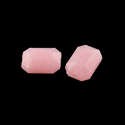 Pink Acrylic Beads, Mixed Shapes, Pink, 5.5~28x6~20x3~11mm, Hole: 1~5mm