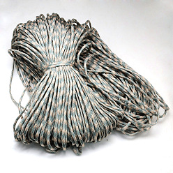 Шифер Серый 7 внутренние сердечники веревки из полиэстера и спандекса, для изготовления веревочных браслетов, шифер серый, 4 мм, около 109.36 ярдов (100 м) / пачка, 420~500 г / пачка