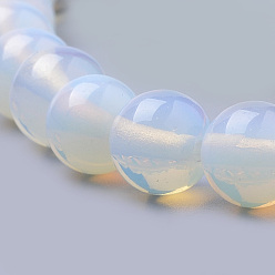 Opalite Opalite Beads Strands, Round, 14mm, Hole: 1mm, about 28pcs/strand, 15.7 inch