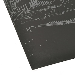 Другие Царапина радуга живопись искусство бумага, diy ночной вид на город, с бумажной карточкой и палочками, Лас Вегас, 40.5x28.4x0.05 см