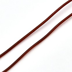 Sienna Korean Elastic Crystal Thread, Stretch Bracelet String, Round Beading Cord, Sienna, 1.2mm, about 21.87 yards(20m)/roll
