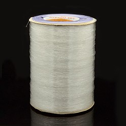 Clear Korean Elastic Crystal Thread, For Jewelry Making, Clear, 1mm, about 546.8 yards(500m)/roll