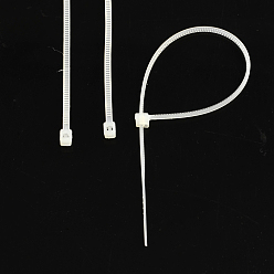 White Plastic Cable Ties, Tie Wraps, Zip Ties, White, 100x3mm, about 1000pcs/bag