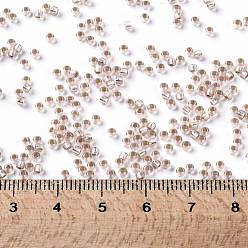 (31F) Silver Lined Frosted Rosaline TOHO Round Seed Beads, Japanese Seed Beads, (31F) Silver Lined Frosted Rosaline, 11/0, 2.2mm, Hole: 0.8mm, about 5555pcs/50g