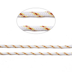 Lin Cordon polyester polyvalent, pour la fabrication de bracelets en corde ou de lacets de bottes, linge, 2mm, environ 21.87 yards (20m)/rouleau