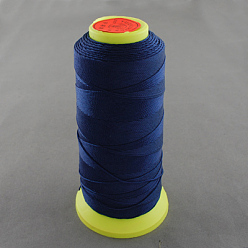 Prussian Blue Nylon Sewing Thread, Prussian Blue, 0.8mm, about 300m/roll
