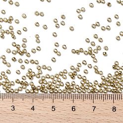 (557) Gold Metallic TOHO Round Seed Beads, Japanese Seed Beads, (557) Gold Metallic, 11/0, 2.2mm, Hole: 0.8mm, about 1110pcs/bottle, 10g/bottle