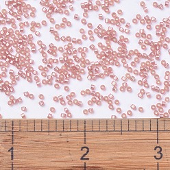 (DB0685) Dyed Semi-Frosted Silver Lined Light Cranberry MIYUKI Delica Beads, Cylinder, Japanese Seed Beads, 11/0, (DB0685) Dyed Semi-Frosted Silver Lined Light Cranberry, 1.3x1.6mm, Hole: 0.8mm, about 20000pcs/bag, 100g/bag