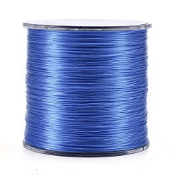 Cornflower Blue Flat Elastic Crystal String, Elastic Beading Thread, for Stretch Bracelet Making, Cornflower Blue, 0.5mm, about 328.08 yards(300m)/roll