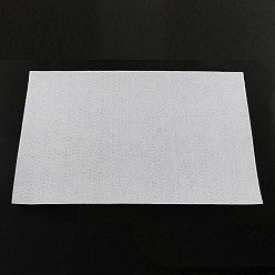 WhiteSmoke Non Woven Fabric Embroidery Needle Felt for DIY Crafts, Square, WhiteSmoke, 298~300x298~300x1mm, about 50pcs/bag