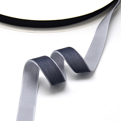 Slate Gray 3/4 inch Single Face Velvet Ribbon, Slate Gray, 3/4 inch(19.1mm), about 25yards/roll(22.86m/roll)