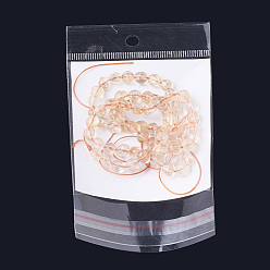 Clear OPP Cellophane Bags, Rectangle, Clear, 12x6cm, Unilateral Thickness: 0.045mm, Inner Measure: 7x6cm