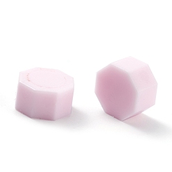 Бледно-Розовый Частицы сургуча, для ретро печать печать, восьмиугольник, розовый жемчуг, 0.85x0.85x0.5 см около 1550 шт / 500 г