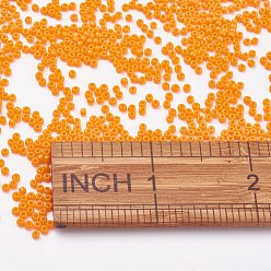 (42D) Opaque Light Orange Круглые бусины toho, японский бисер, (42 d) непрозрачный светло-оранжевый, 11/0, 2.2 мм, отверстие : 0.8 мм, Около 50000 шт / фунт