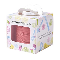 Tomato Nylon Thread, Tomato, 0.8mm, about 98.43yards/roll(90m/roll)