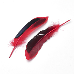 Red Feather Costume Accessories, Dyed, Red, 115~160x20~35mm
