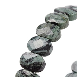 Натуральный Агат Эластичный браслет из овальных бусин из натурального агата, украшения из драгоценных камней для женщин, внутренний диаметр: 2-1/8 дюйм (5.4~5.5 см)