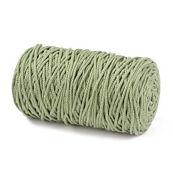 Темный Морско-зеленый Нити хлопчатобумажные, для поделок ремесел, упаковка подарков и изготовление ювелирных изделий, темно-зеленый, 3 мм, около 150 м / рулон